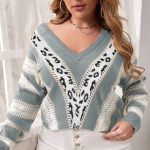 2X oversized sweater